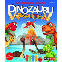Stalo žaidimas Dinozaurų pasaulyje (4+, lietuvių k.), PlayLand, L-251LT