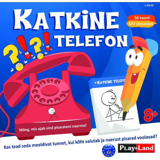 Galda spēle Sabojātais telefons (8+, igauņu valodā), PlayLand, L-250EE