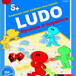 Galda spēle Ludo Čūskas un kāpnes (5+, lietuviešu valodā), PlayLand, K-110LT