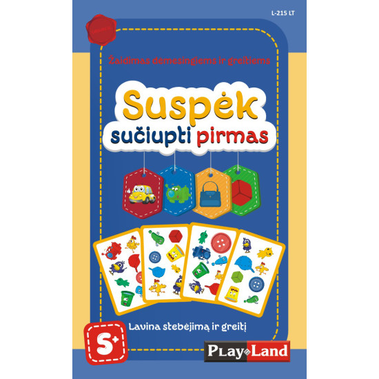 Stalo žaidimas Pasiimkite jį (5+, lietuvių kalba), PlayLand, L-215LT