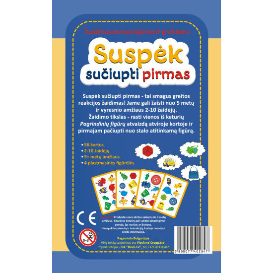 Stalo žaidimas Pasiimkite jį (5+, lietuvių kalba), PlayLand, L-215LT