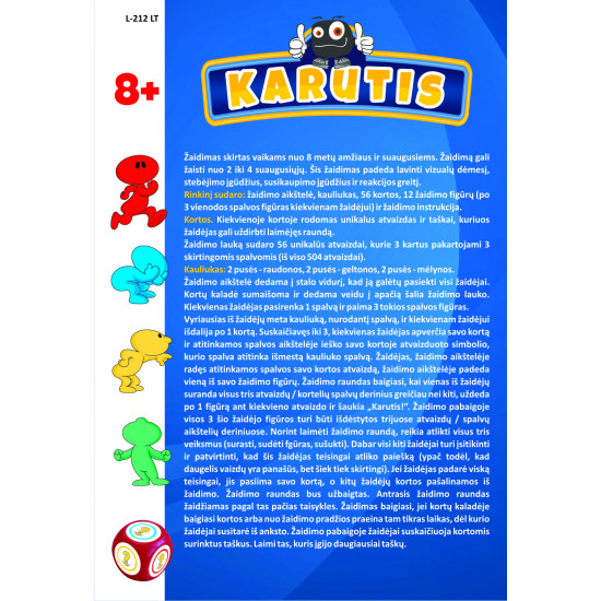 Lautapeli Terävin Silmä (8+, liettuaksi), PlayLand, L-212LT
