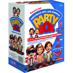 Board Game Party Box (5+, in Russian), PlayLand, L-264RU
