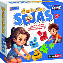Galda spēle Smieklīgās sejiņas (5+, latviešu valodā), PlayLand, L-278LV