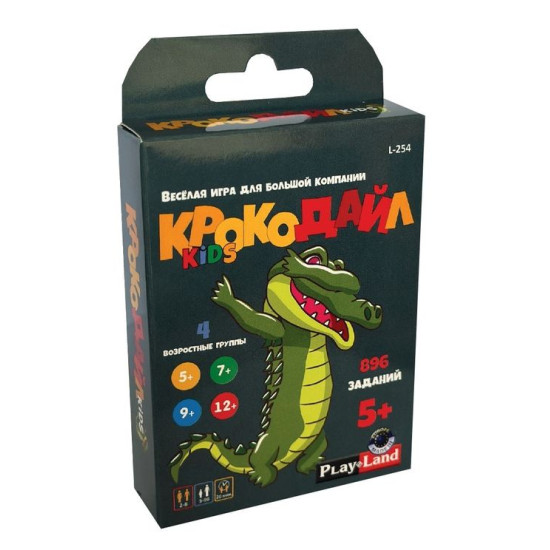 Board game Crocodile (5+, in Russian), PlayLand, L-254