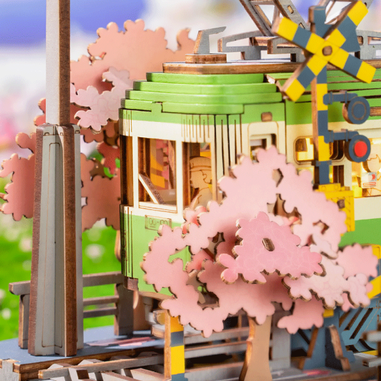 3D koka puzle, Sakuras ceļojums, 223 gab, Rolife, TGS02
