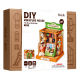 Miniature house kits, The Muse Bookshop, Rolife, DS040.