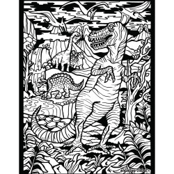 Colorvelvet, Pieni kuva A4, Tyrannosaurus T-rex, SMALL 11