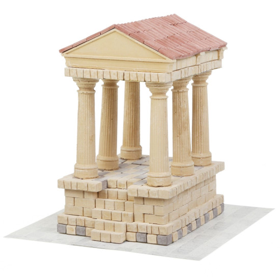 Mazo ķieģeļu konstruktors, Romiešu templis, 390 gab., Wise Elk™, 70576-WE