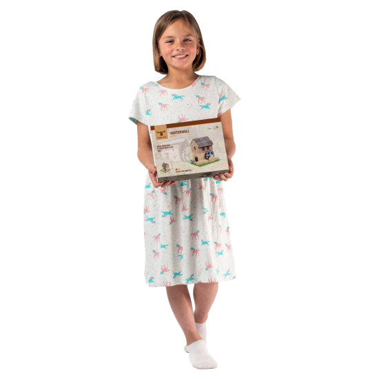 Mazo ķieģeļu konstruktors, Ūdensdzirnavas, 390 gab., Wise Elk™, WE-70637