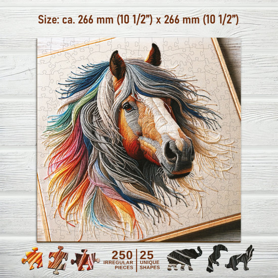 Puidust pusle, Pehme hobune, woodencity, HE 0314-L