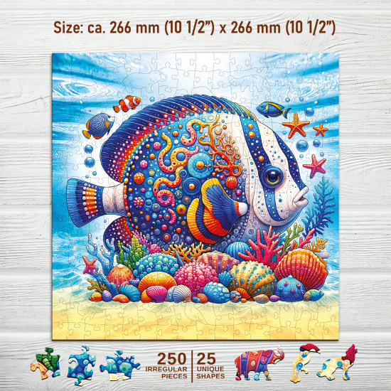 Puidust pusle, Eksootiline kala, woodencity, HE 0316-L