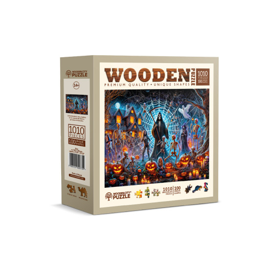 Koka puzle, Nāves pļāvēja Helovīns, woodencity, NB 0815-XL