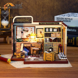 3D Miniatiūrinis namas, Detektyvo namelis, Hongda, DMH-PC2308