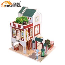 3D Miniatūra māja, Misty Rain Arkāde- Māja, Hongda, DMH-M2021