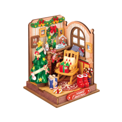 3D Miniatūra māja, Ziemassvētku Kamīns, Rolife, DS041