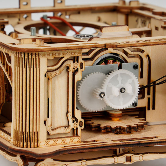 Mechanical Models - Classical Gramophone (Electric rotate mode & Hand rotate mode) / Rokr / LKB01D
