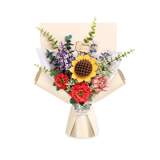 3D puidust pusle, Bouquet, 581 tükki, Rowood, TW01H