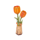 3D puidust pusle, Oranž tulp, 124 tükki, Rowood, TW081