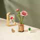 3D Wooden Puzzles - Pink Carnation / TW051. Rowood