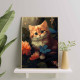 Painting by numbers, Kitten in the forest, 40x50, Oh-art, ANG519
