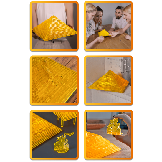 3D miklu spele, Quest Pyramide Plexi, escapewelt, ESC/201/P