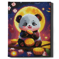 Dimanta mozaīka, Mazais panda, 30x40, Oh-art, EJ1627