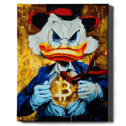 Glezna pēc numuriem 45x50 cm, Bitcoin Pīle, Oh-art, ANG370