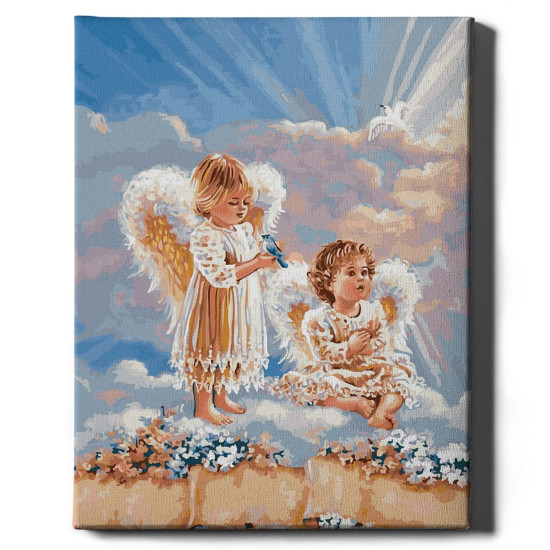 Wooden Puzzle, Angels in the clouds, Oh-art, GX21565