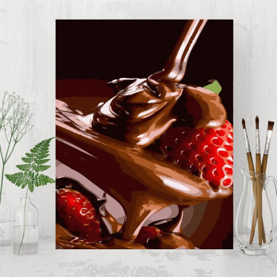 Painting by numbers, Sweet strawberry, Oh-art, GX40920.