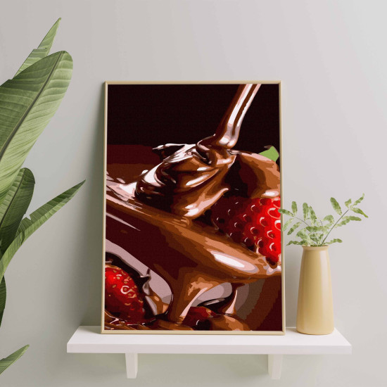 Painting by numbers, Sweet strawberry, Oh-art, GX40920.