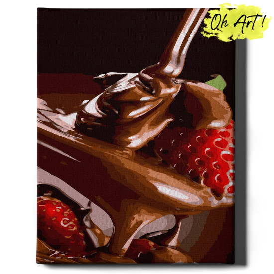 Painting by numbers, Sweet strawberry, Oh-art, GX40920.