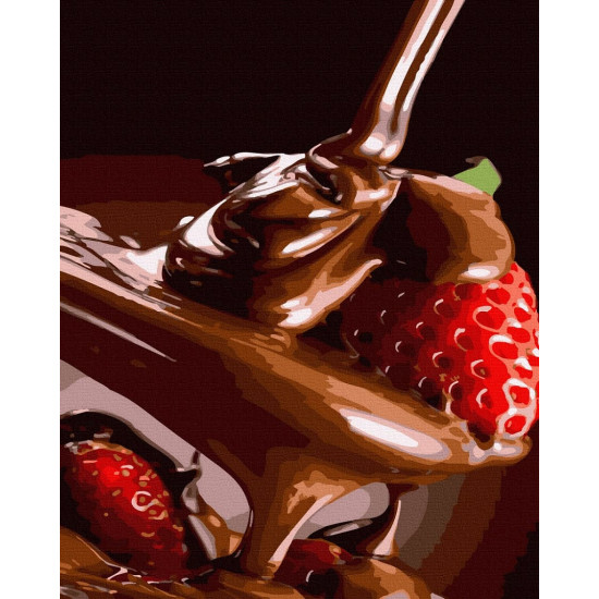 Painting by numbers, Sweet strawberry, Oh-art, GX40920.