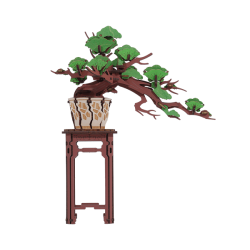 3D puidust pusle, Evergreen Pine Bonsai, 115 tükki, Rolife, TG510