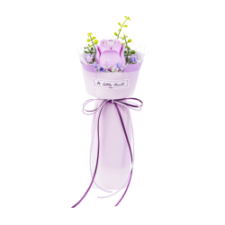 3D koka puzle, Violeta roze, 54 gab, ROKR, AF021
