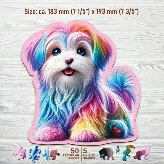 Puupalapeli, Iloinen pentu, woodencity, HE0207-M