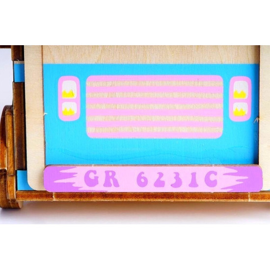 3D Wooden Puzzle - Positiivinen Jäätelökauppa
