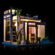 Little Story folding wooden LED model - Music Shop