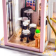 Little Story folding wooden LED model - Music Shop
