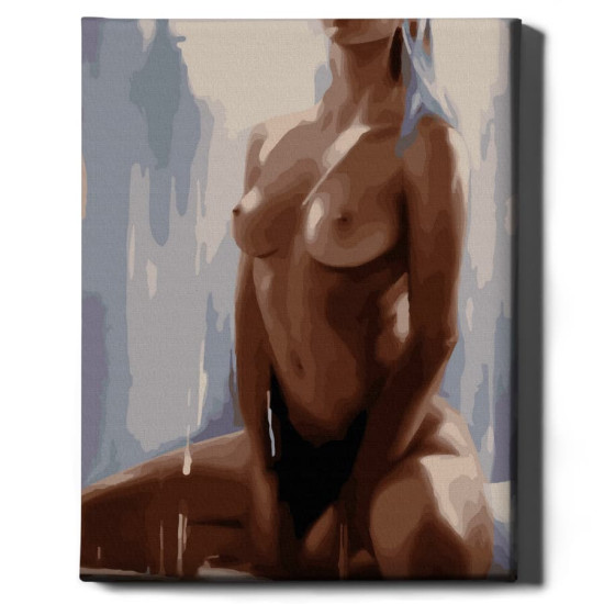 Glezna pēc numuriem 40x50 cm, Burvīgs siluets, Oh-art, ANG668