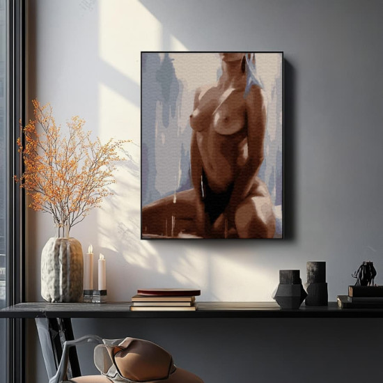 Glezna pēc numuriem 40x50 cm, Burvīgs siluets, Oh-art, ANG668