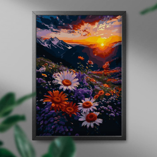 Glezna pēc numuriem 40x50 cm, Ziedu ieleja, Oh-art, ANG812