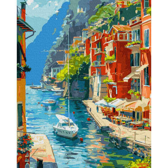 Glezna pēc numuriem 40x50 cm, Itāļu brīvdienas, Oh-art, ANG965