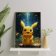 Glezna pēc numuriem 40x50 cm, Pikachu ar zibeni, Oh-art, ANG972