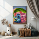 Glezna pēc numuriem 40x50 cm, Stičs un Eņģelis, Oh-art, ANG979