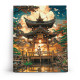 Painting by numbers 40x50 cm, Temple in the Mountains, varvikas, MG2505e, varvikas, MG2505e