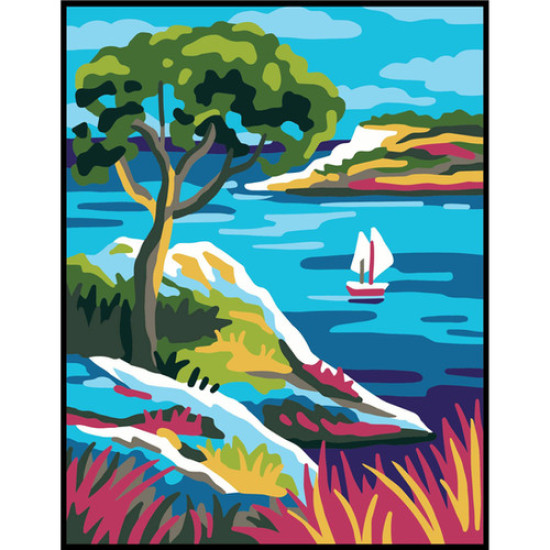 Dimanta mozaīka 20x30 cm, PRIEDES KOKS, collectiondart, DE7179