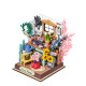 3D Miniature house kit, Robotime folding wooden dream model terrace garden, robotime, DS030