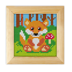 Izšūšanas komplekts, Lapsa, Orchidea, SA6718