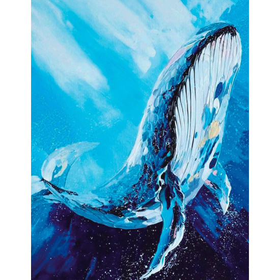 Dimanta mozaīka 40x50 cm, Majestātiskais Valis, varvikas, LG244e/ru